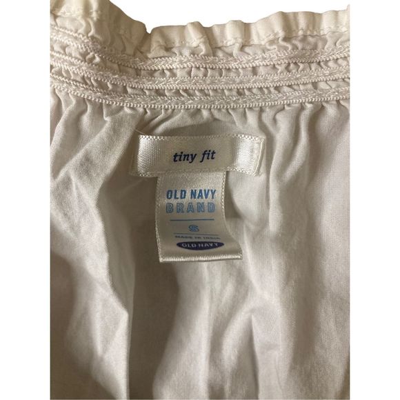 Y2K Vintage Old Navy Ruffle Blouse Cottagecore Cottage Fairy Everyday - Picture 7 of 9